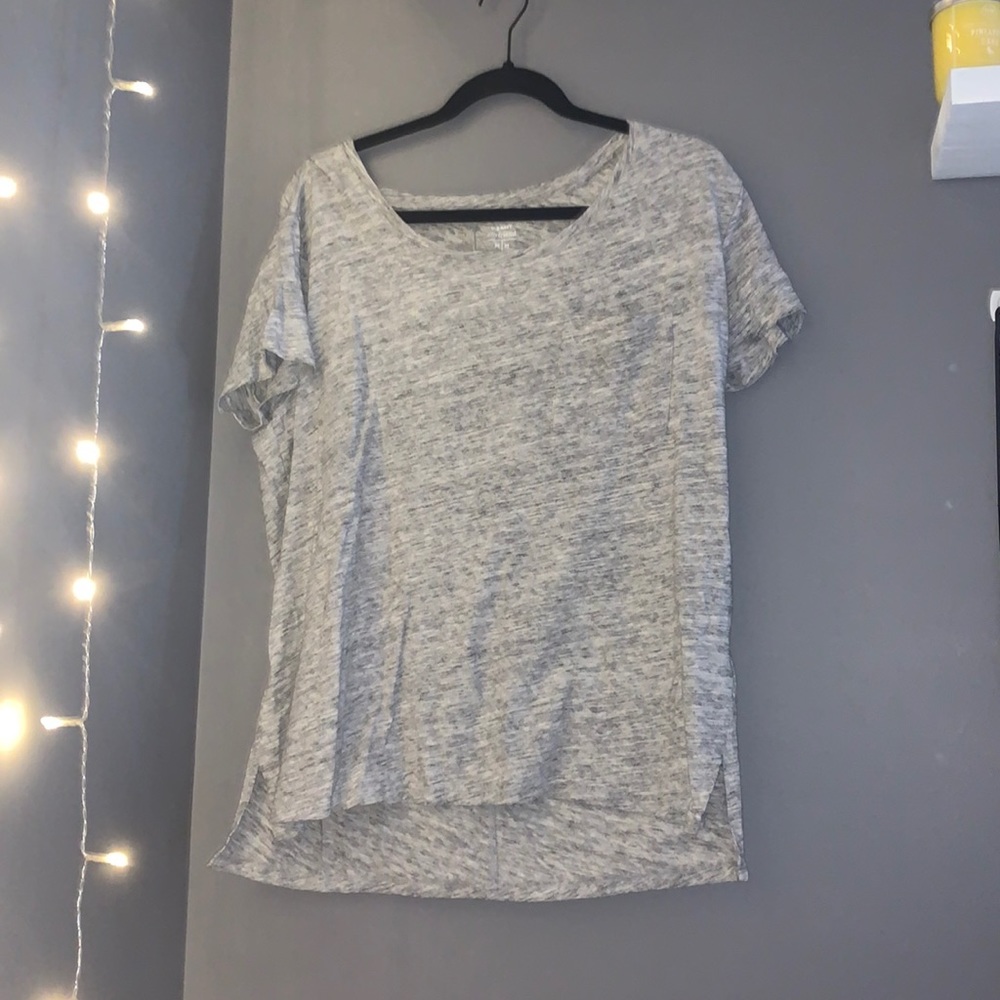 Gray pocket tee